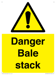 Danger Bale stack